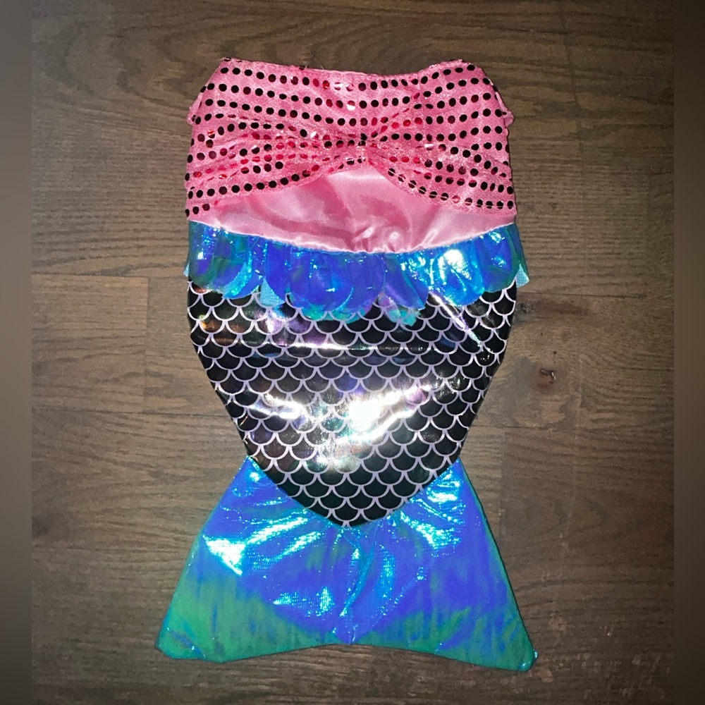 New Shiny Mermaid Dog Costume - Medium
